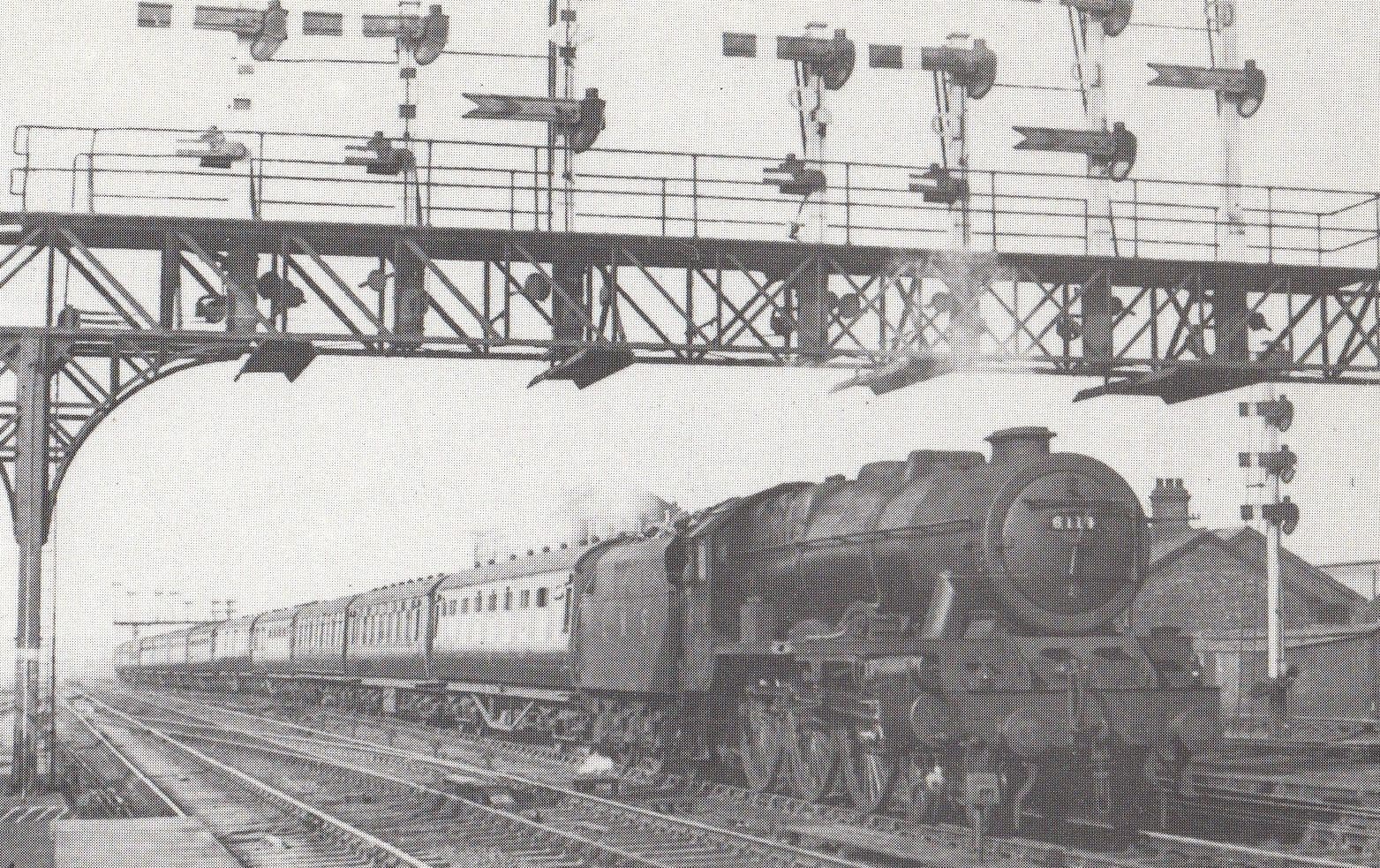 LMS Royal Scot Class 4-6-0 Train 46114 Coldstream Guardsman Longsight Railway Postcard