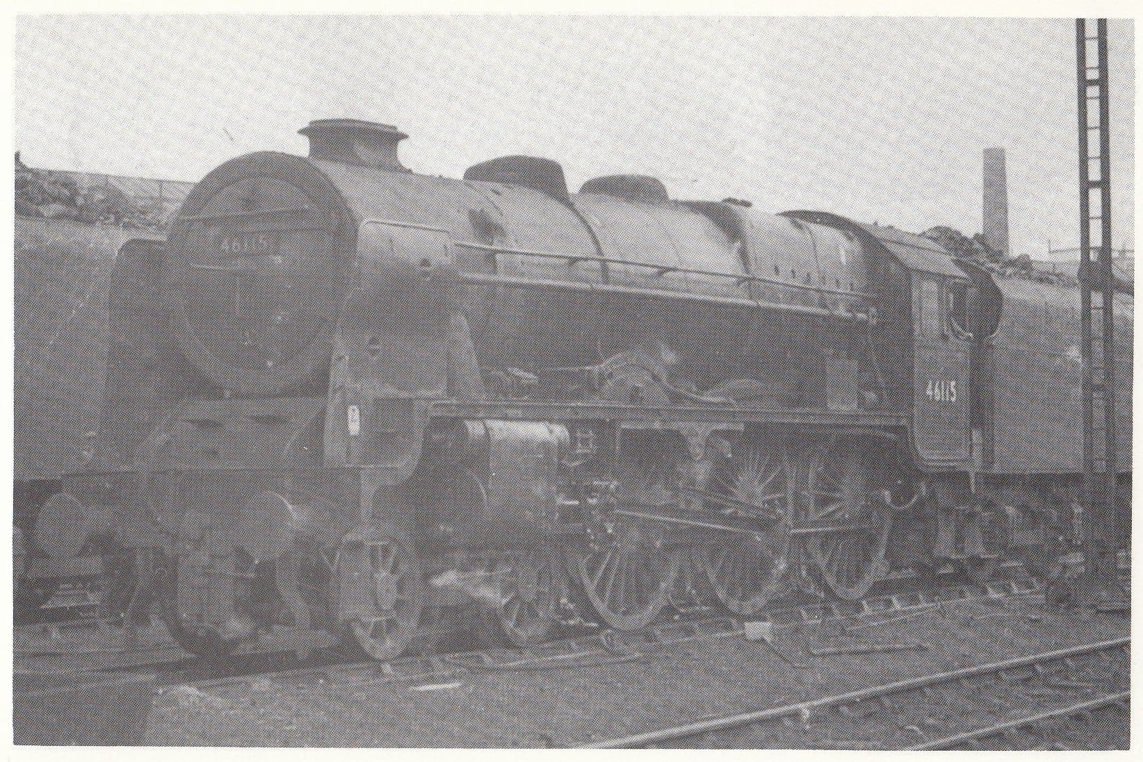 LMS Royal Scots Guardman 46115 Longsight Sheds Train Dinting Railway Society Postcard