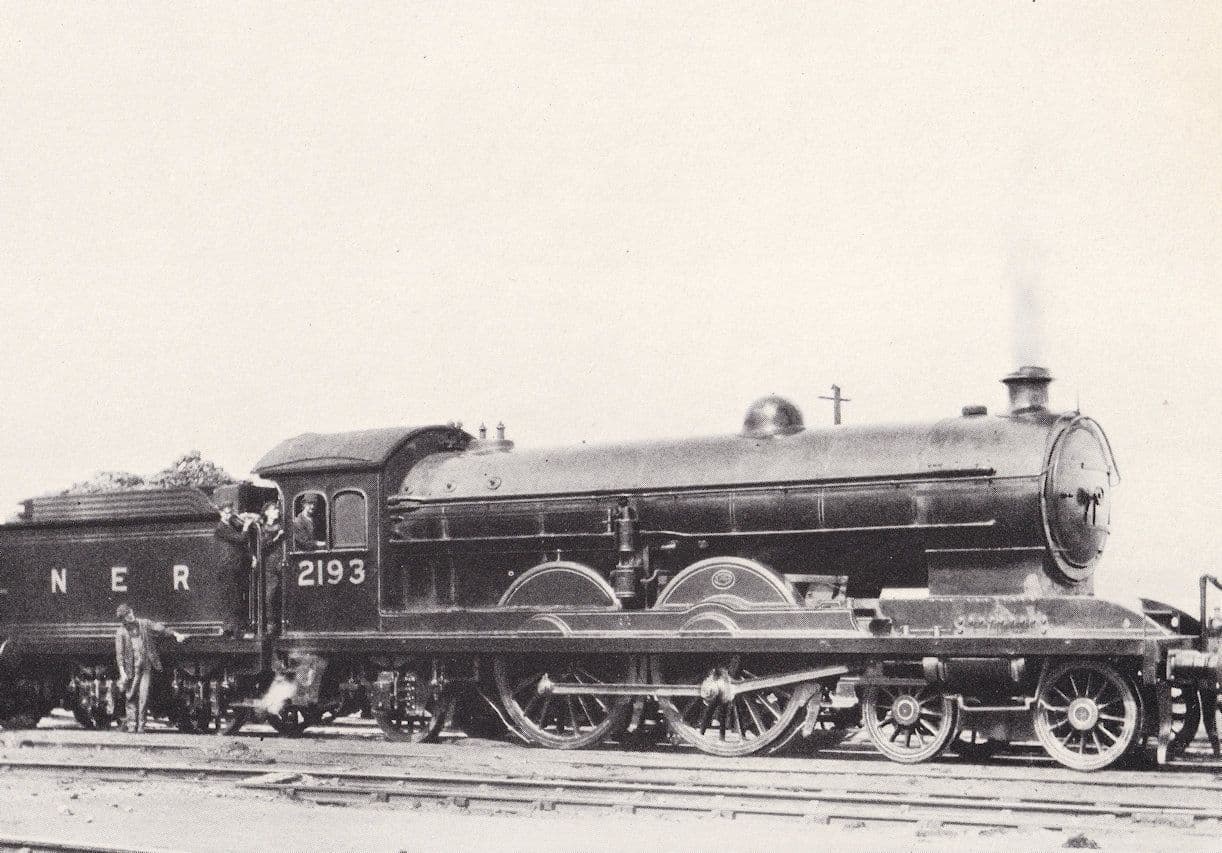 LNER 2193 4-4-2 Train Postcard