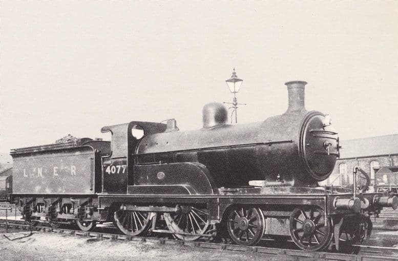LNER 4077 Train Postcard