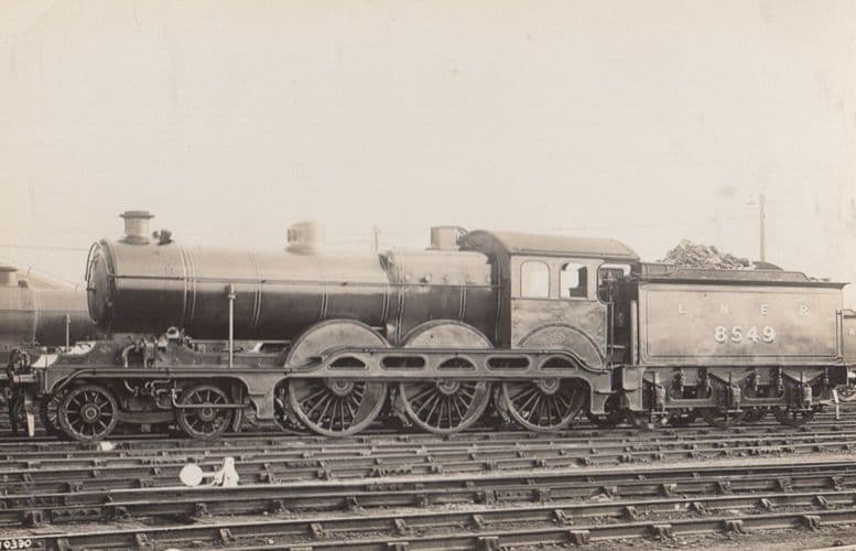LNER 8549 Engine Train Vintage Railway Real Photo Postcard