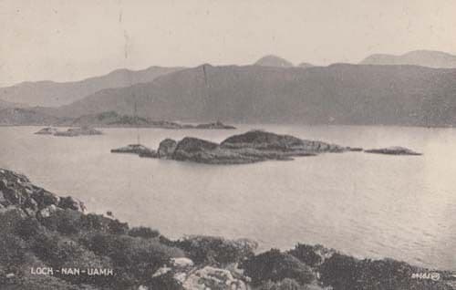 Loch Nan Uamh Scottish Antique Postcard