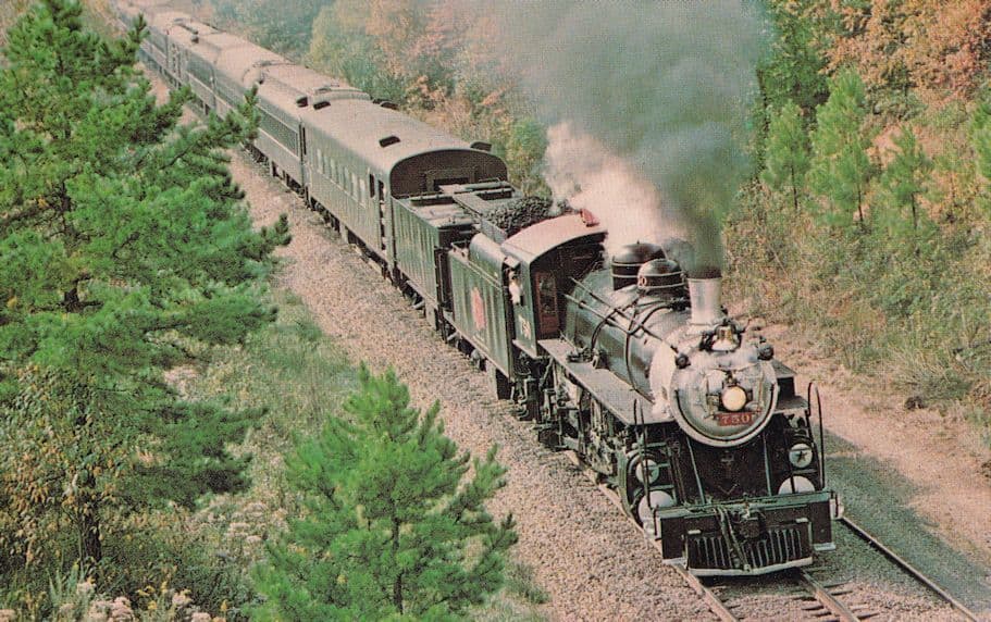 Locomotive No.750 Atlanta Chapter USA National Railway Postcard