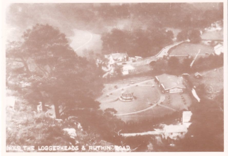 Loggerheads Clwyd Wales Tea Rooms Ruthin Road Aerial 2x Welsh Postcard s