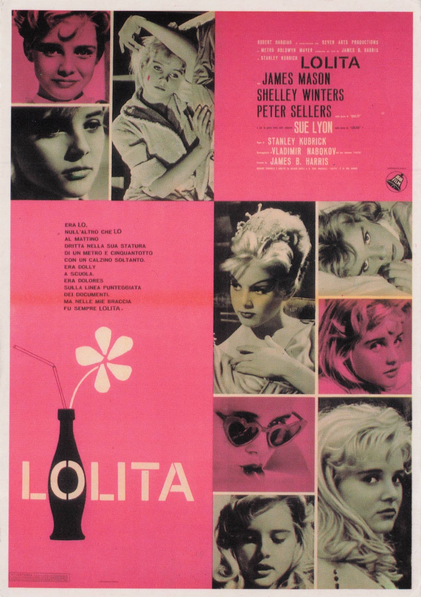 Lolita James Mason Original Film Poster Photo Postcard