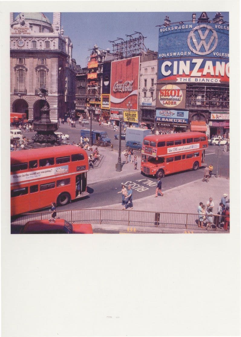 London Bus Using Buses Only Lane Piccadilly 1972 Transport Postcard