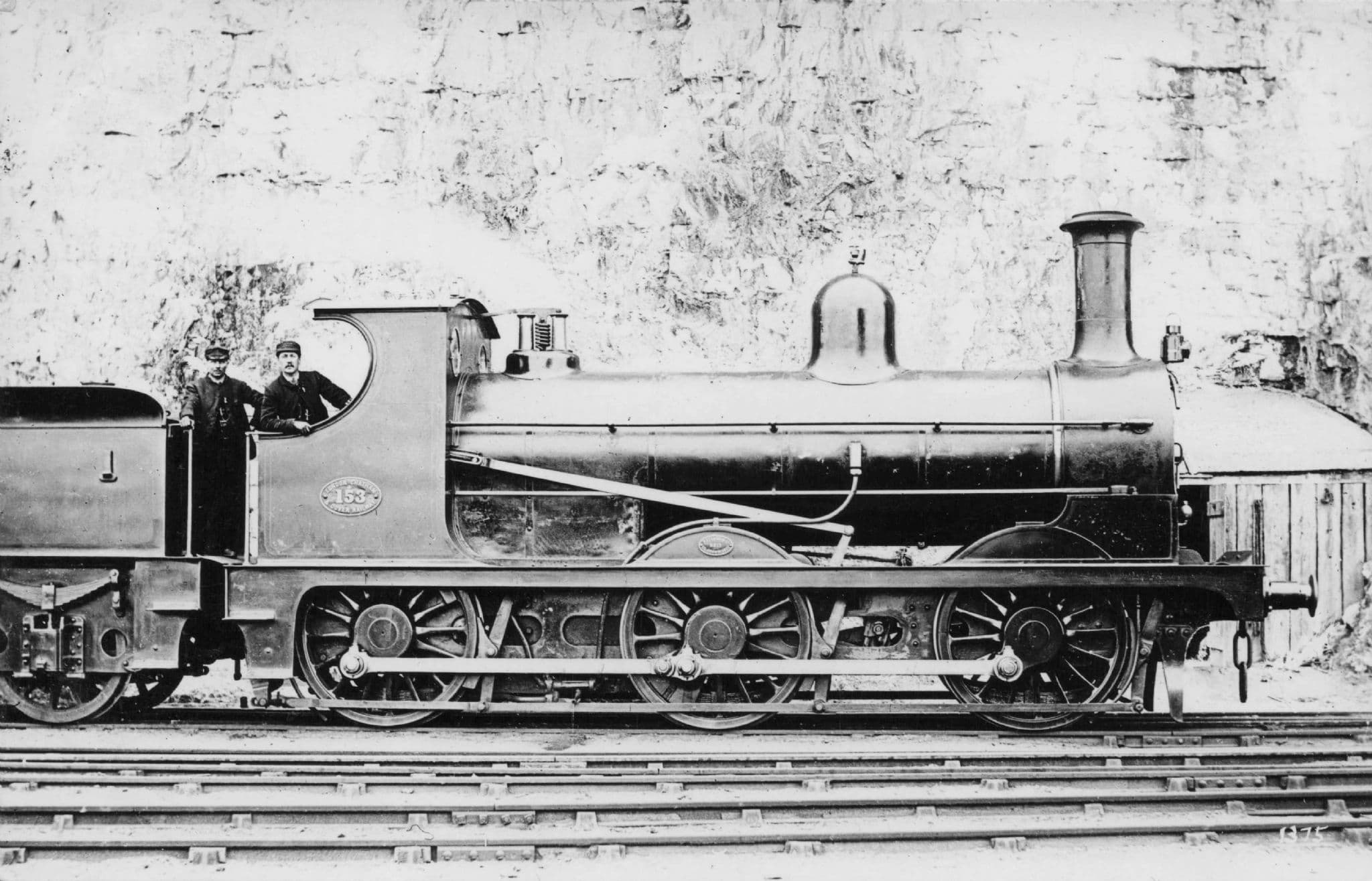 London Chatham & Dover Railways LC&D No 153 Train Old RPC Postcard