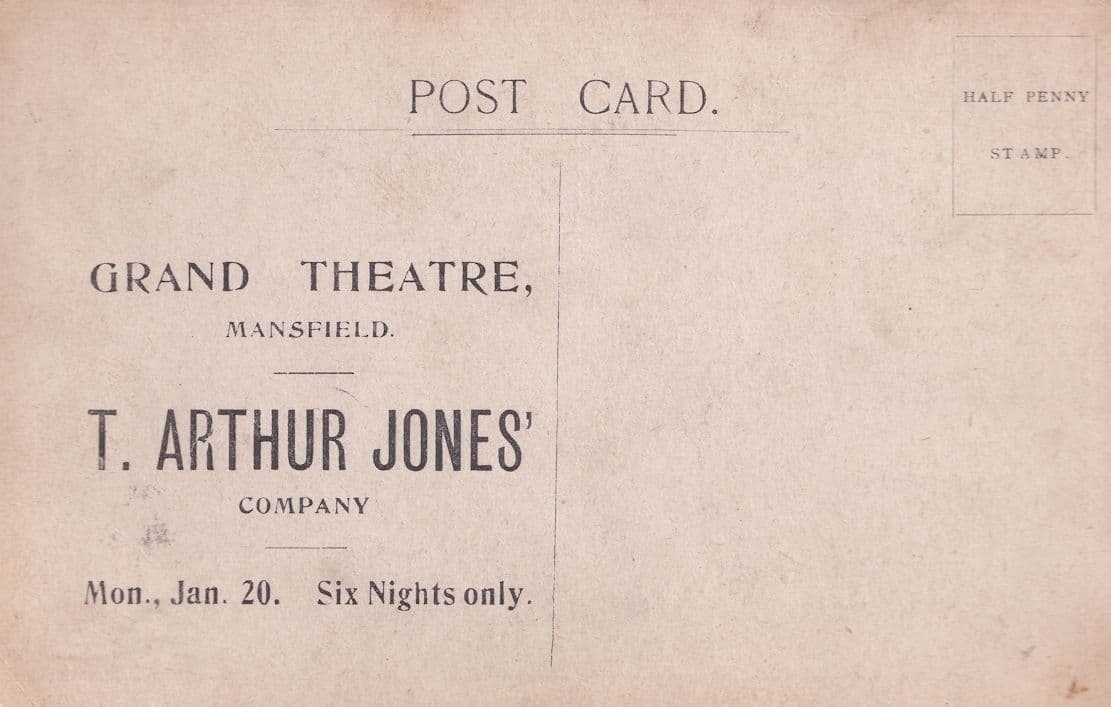 London Policeman Theatre Play When Other Lips Comic Old Postcard