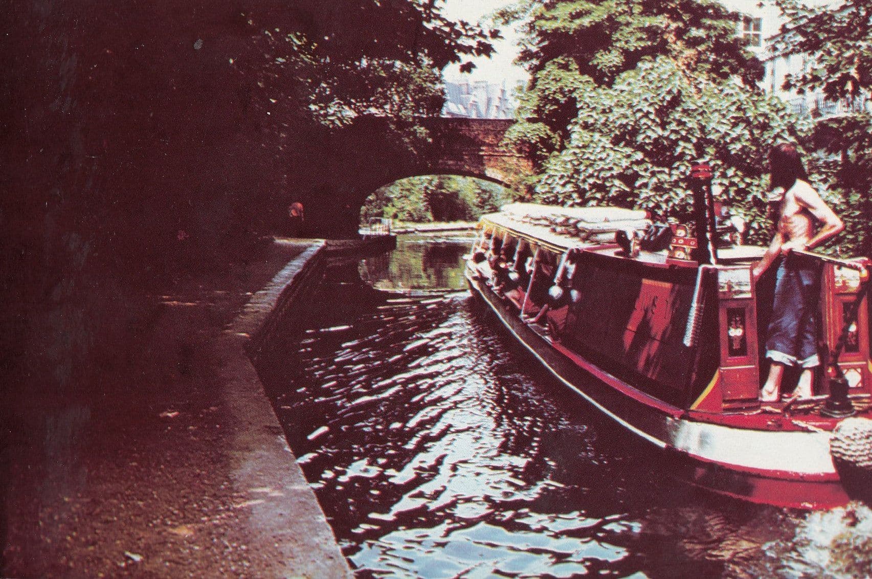 London Water Gipsy Cruiser Ship At Regents Park Road Postcard