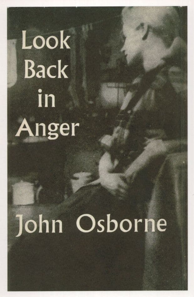 Look Back In Anger John Osborne 1957 Book Postcard
