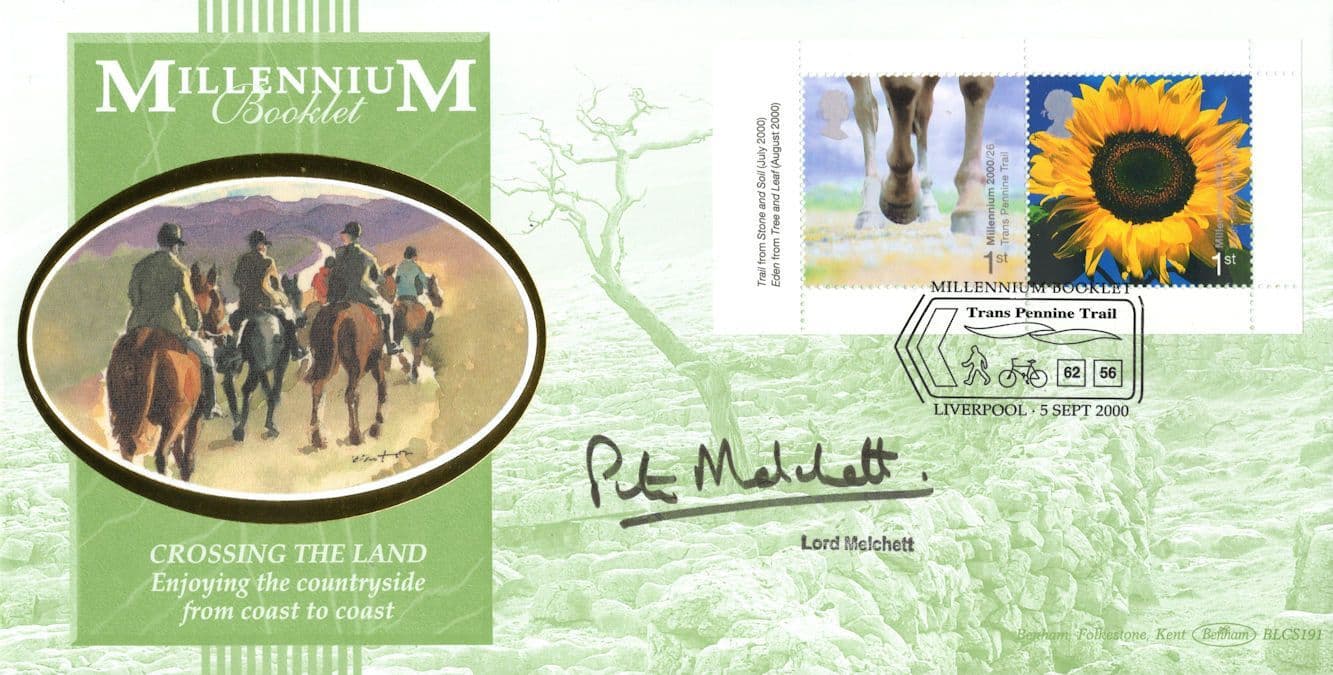 Lord Melchett Baron Greenpeace RSPB WWF Benham Hand Signed FDC