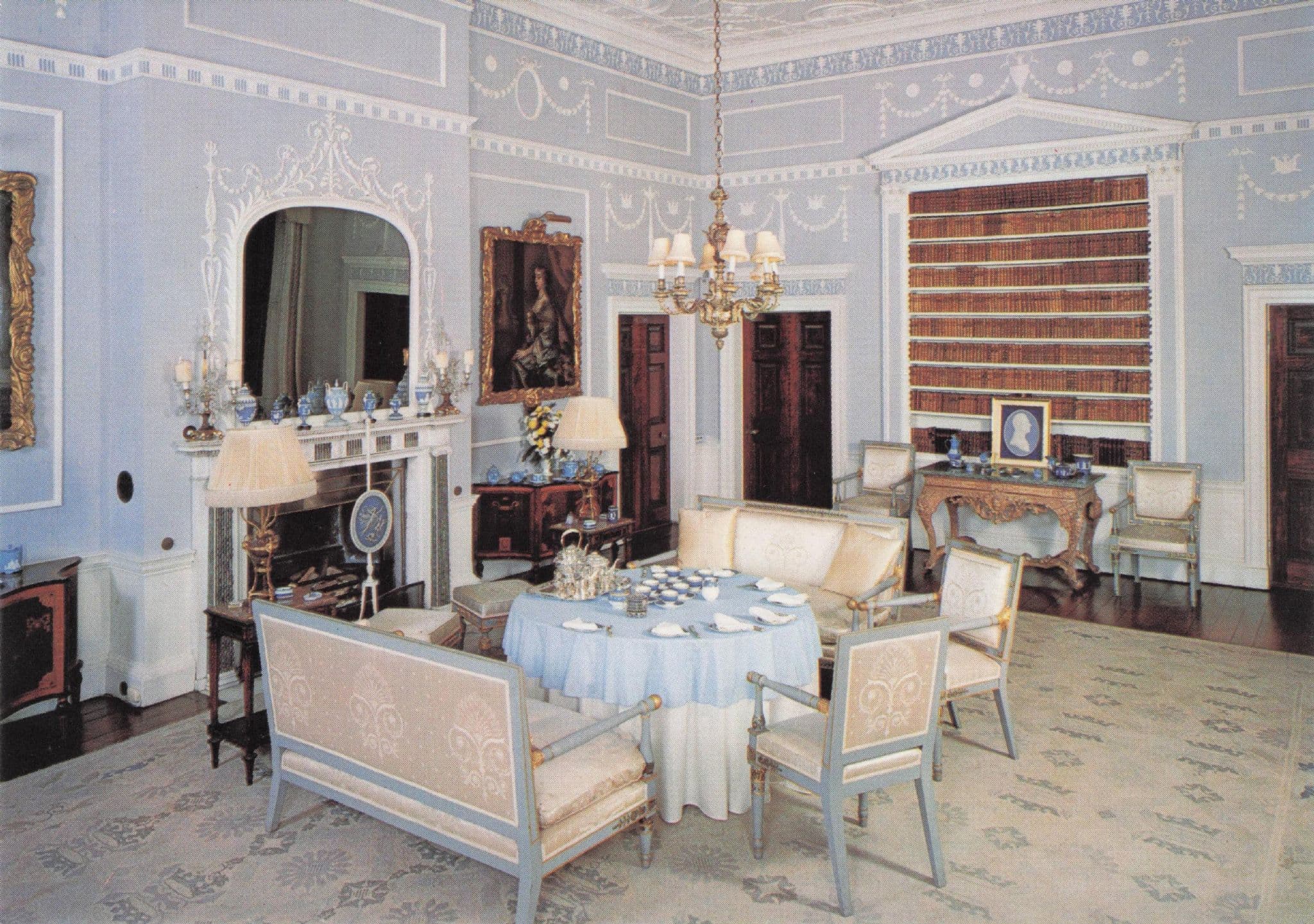 Lord Mountbatten of Burma Wedgwood Room Romsey Hampshire Postcard