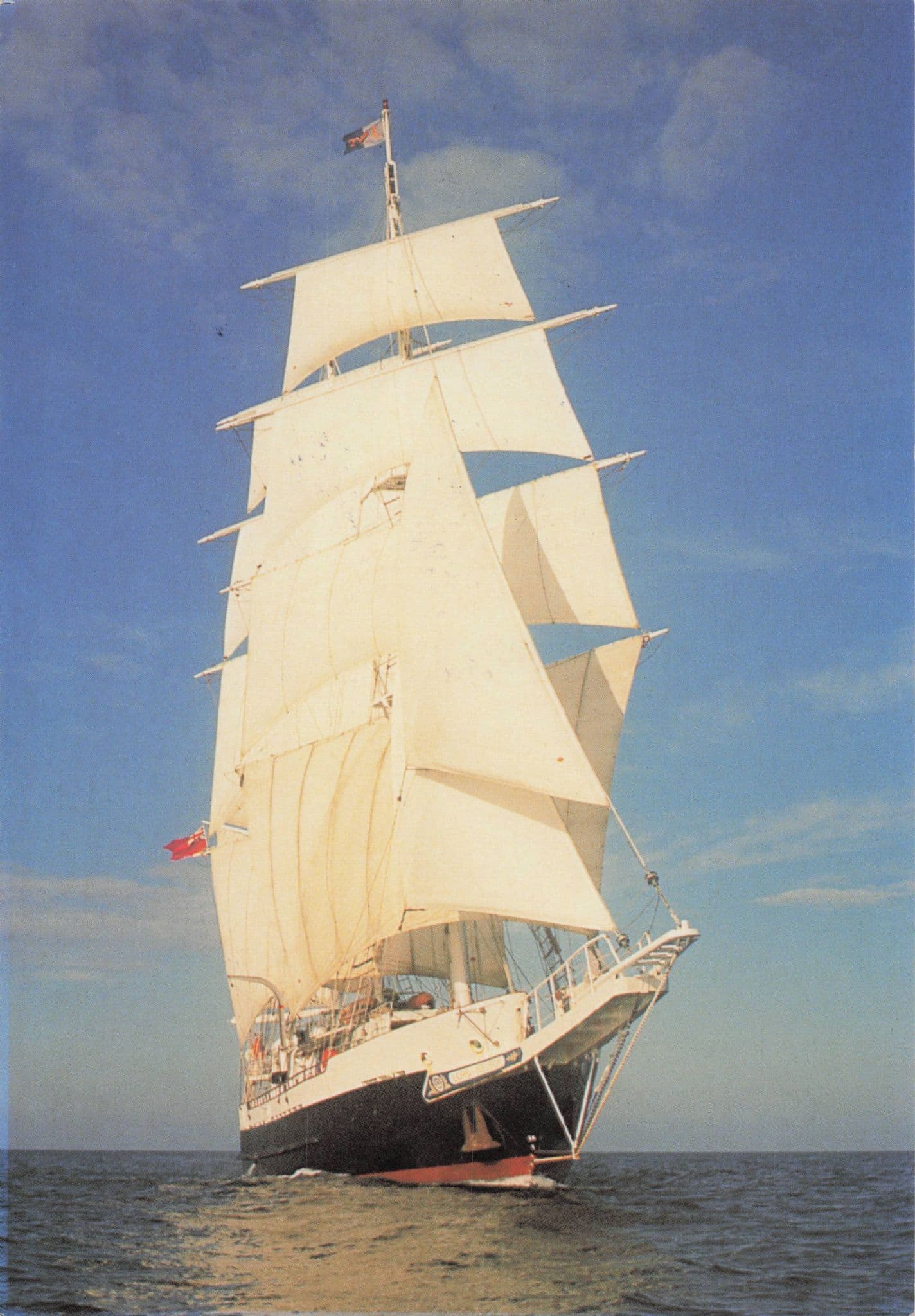 Lord Nelson Ship With Commemorative Franks Ltd Edn Postcard
