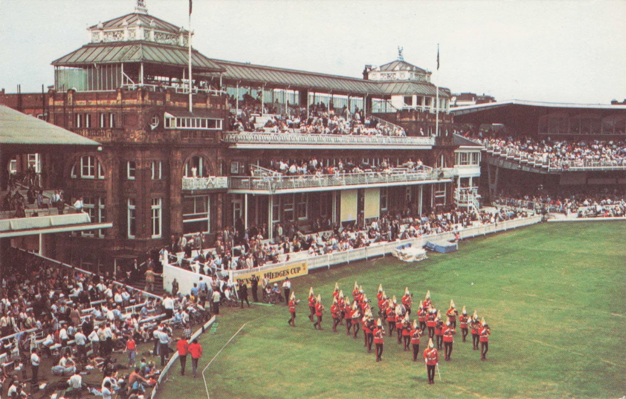 Lords Cricket Ground 1977 Benson & Hedges Cup Final Photo Postcard