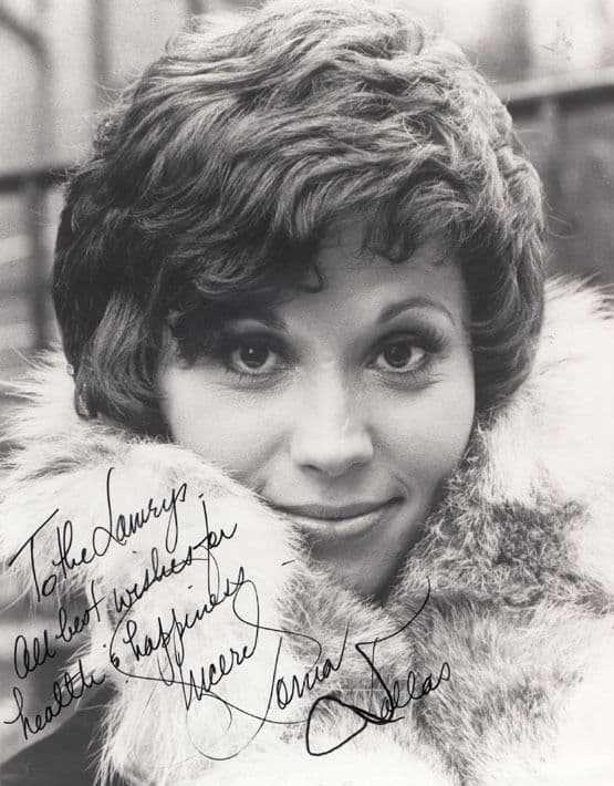 Lorna Dallas Hand Signed Letter Variety Show Giant Autograph Photo Bundle
