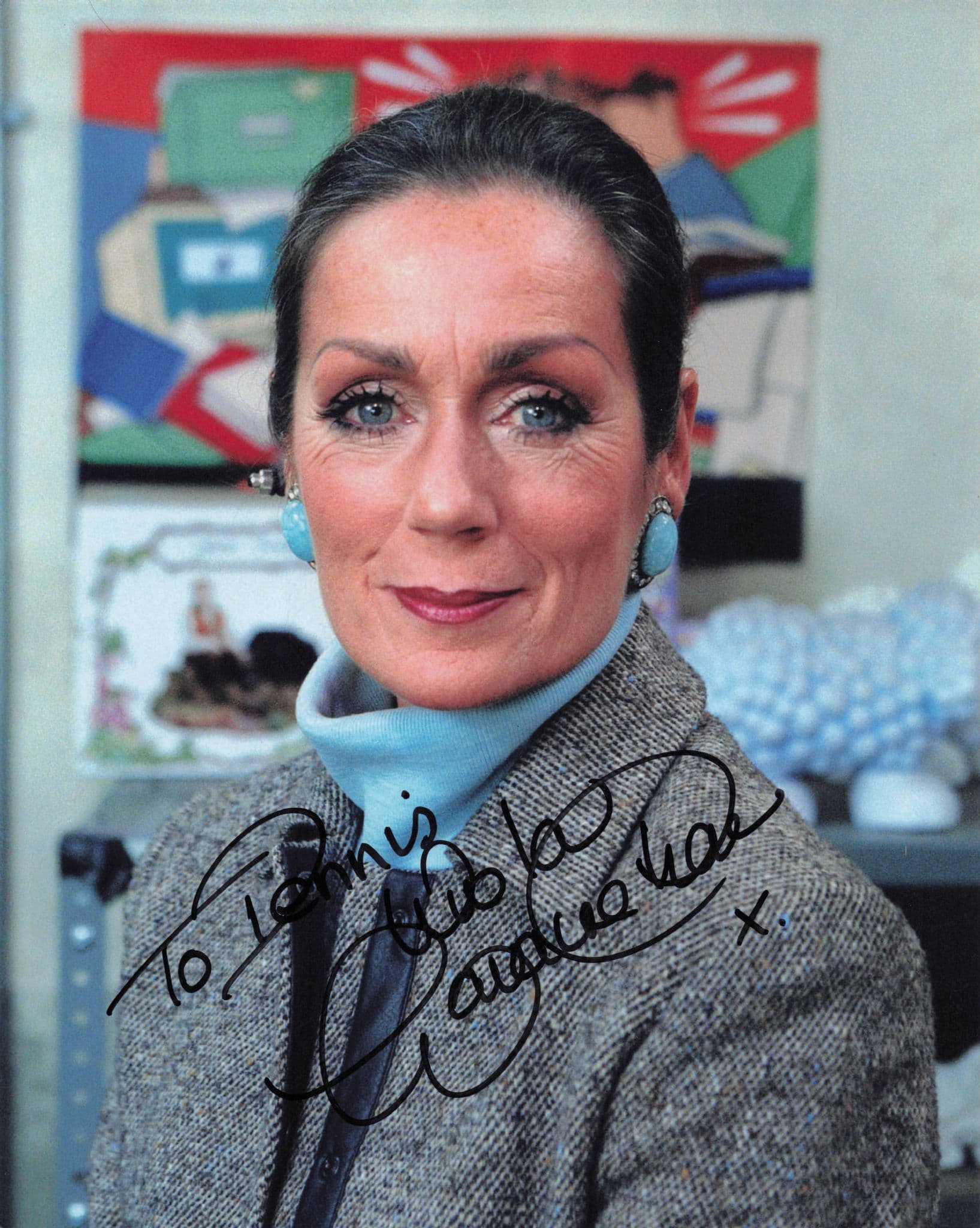 Lorraine Chase Emmerdale Stunning 10x8 Hand Signed Photo