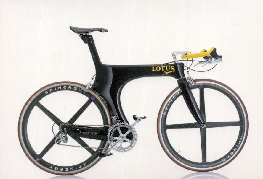 Lotus Sport 110 UK British 1994 Bicycle Bike Cycle Postcard