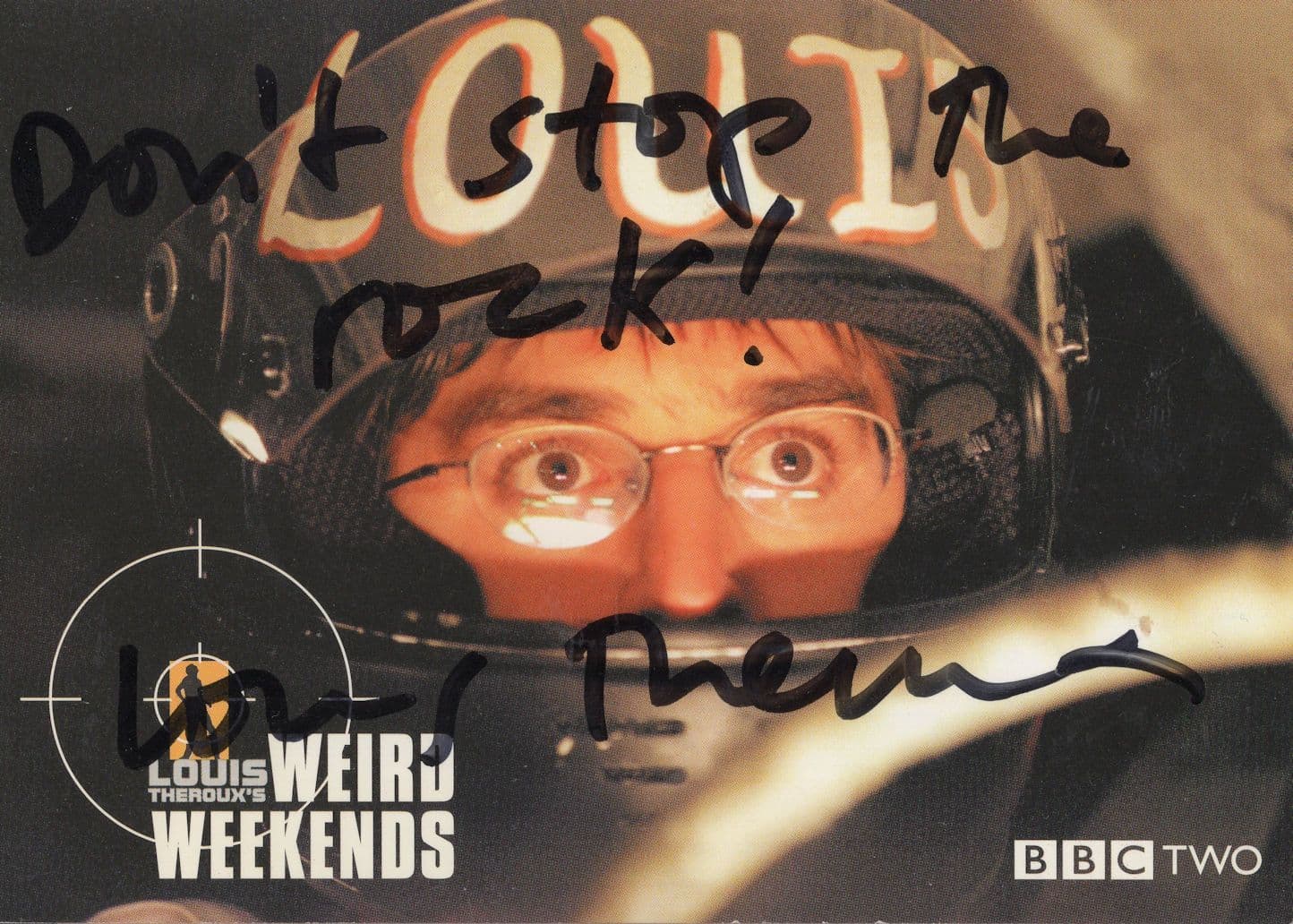 Louis Thereoux BBC Weird Weekends Vintage Hand Signed TV Show Photo