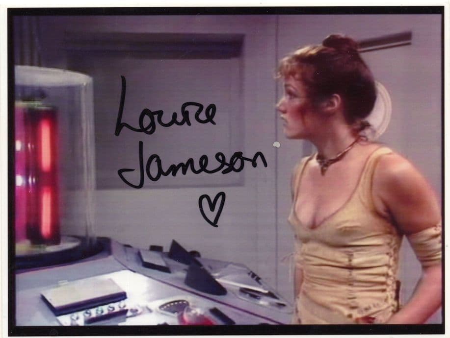 Louise Jameson Dr Doctor Who Assistant Sexy Hand Signed Photo