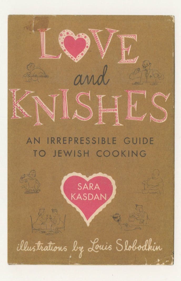 Love & Knishes Jewish Cooking Guide Sasa Kasdan Cookery Book Postcard