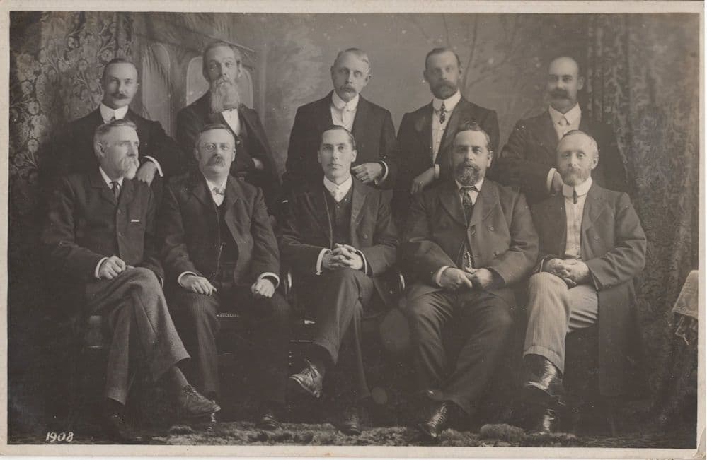 Lowestoft Group Photo Portrait Antique Real Photo Postcard