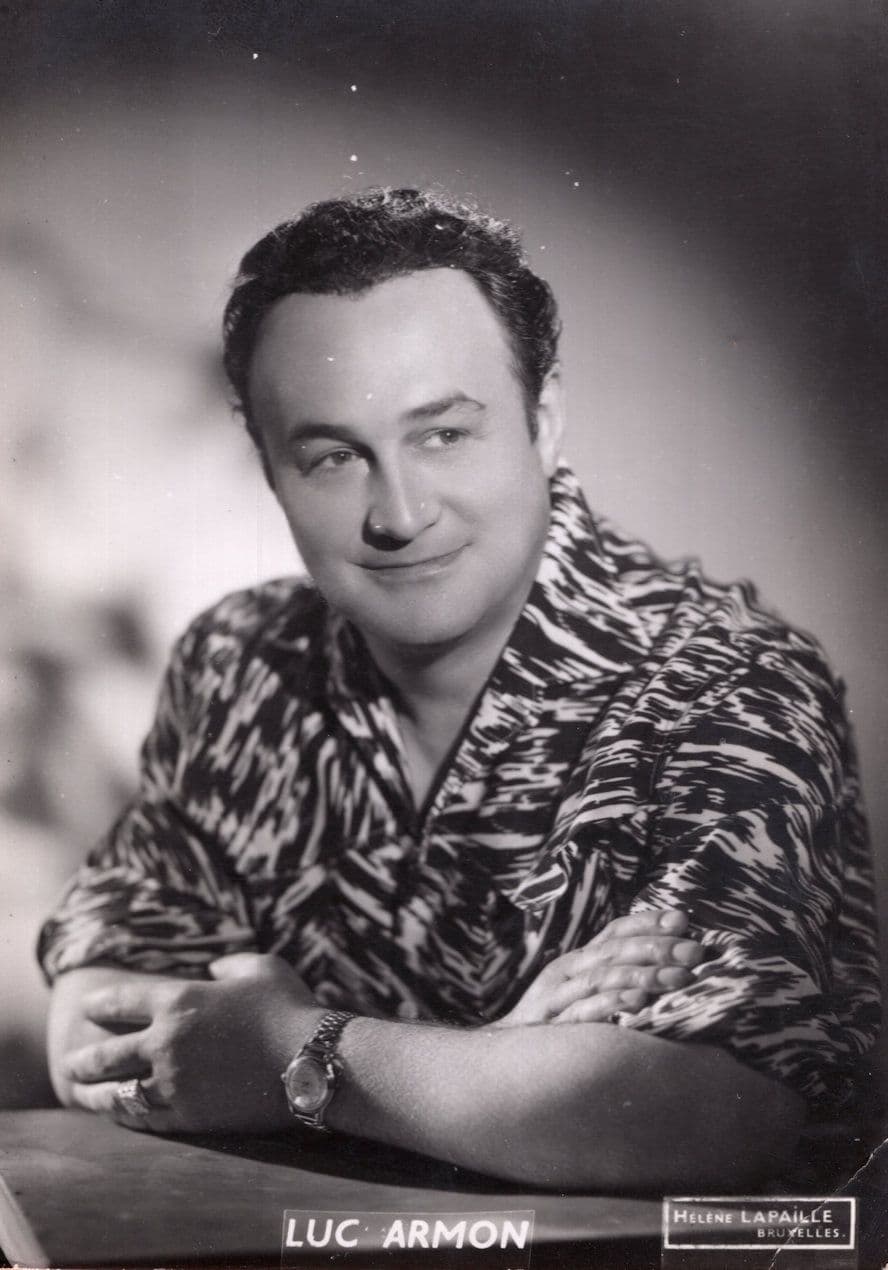 Luc Armon French Tenor Opera Plain Back Postcard Old Photo