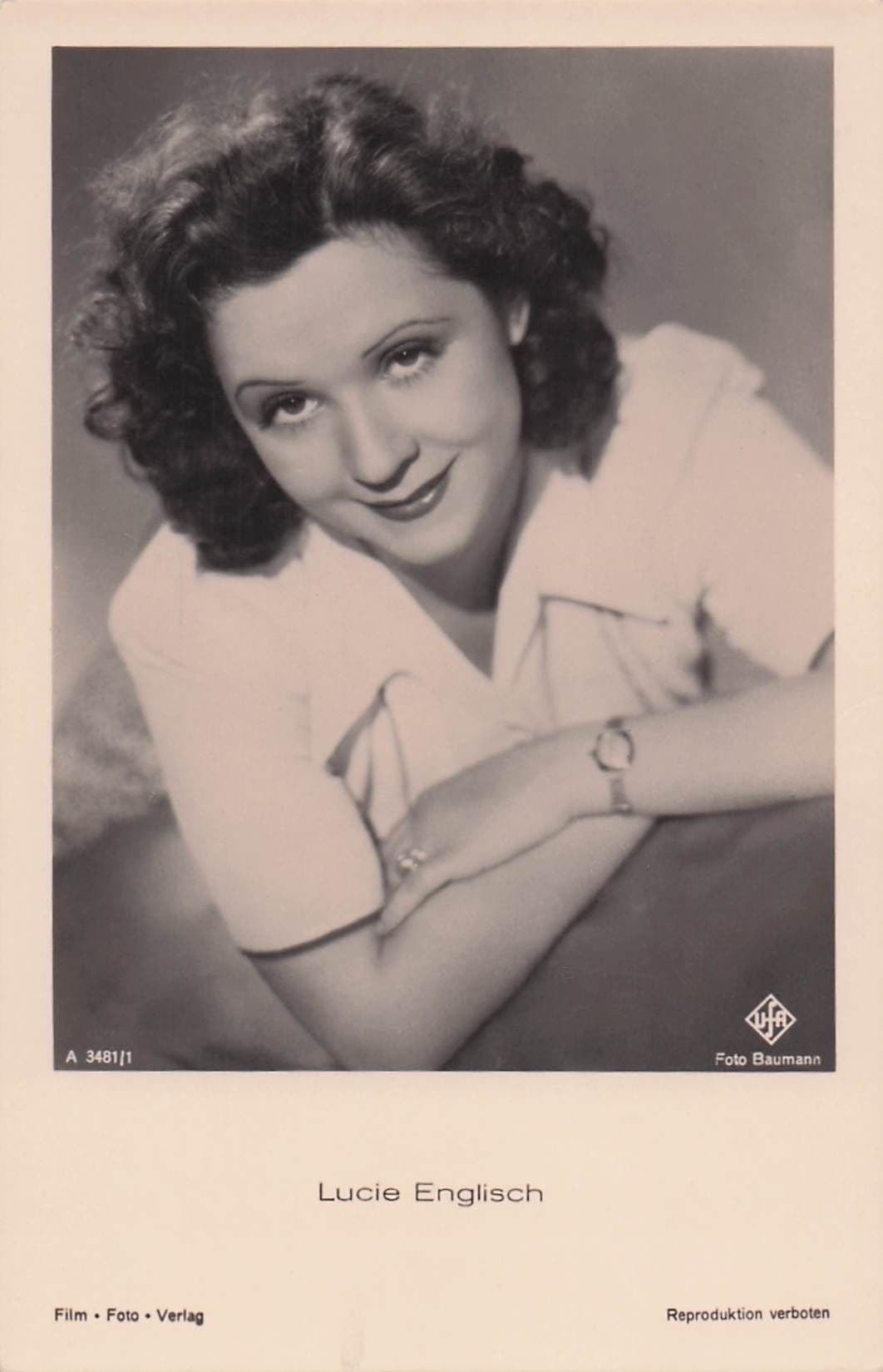 Lucie Englisch Austrian Film Actress Of Heinrich Fuchs Old RPC Postcard
