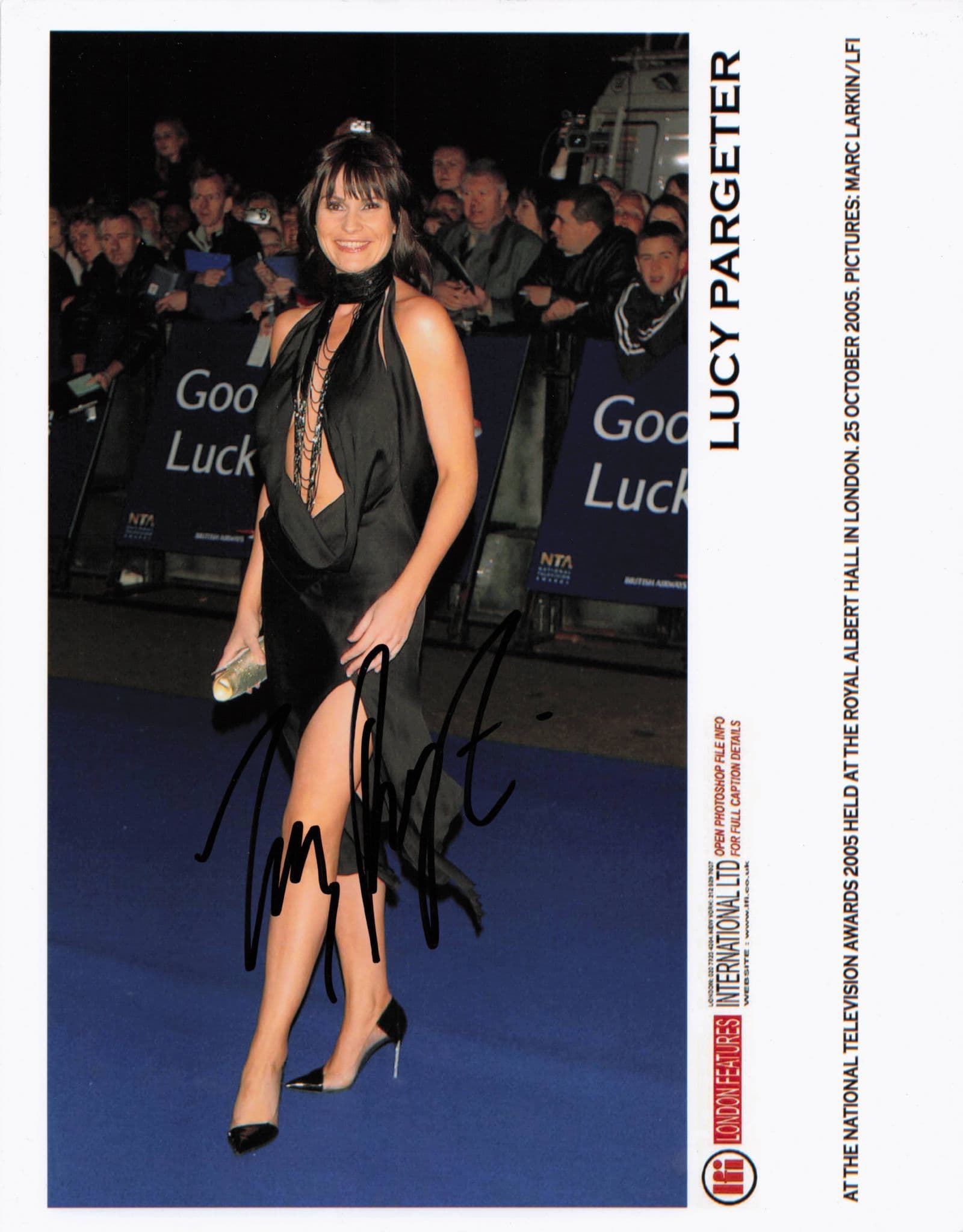 Lucy Pargeter Emmerdale 2005 National Television Awards 10x8 Hand Signed Photo
