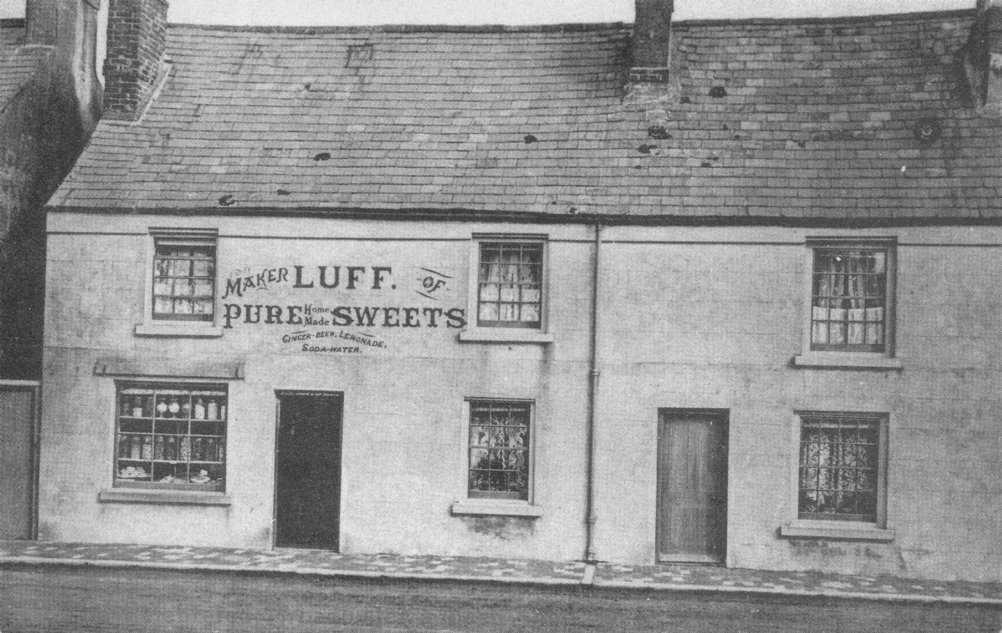 Luff's Old Sweet Shop Broadwater Street West Sussex Postcard