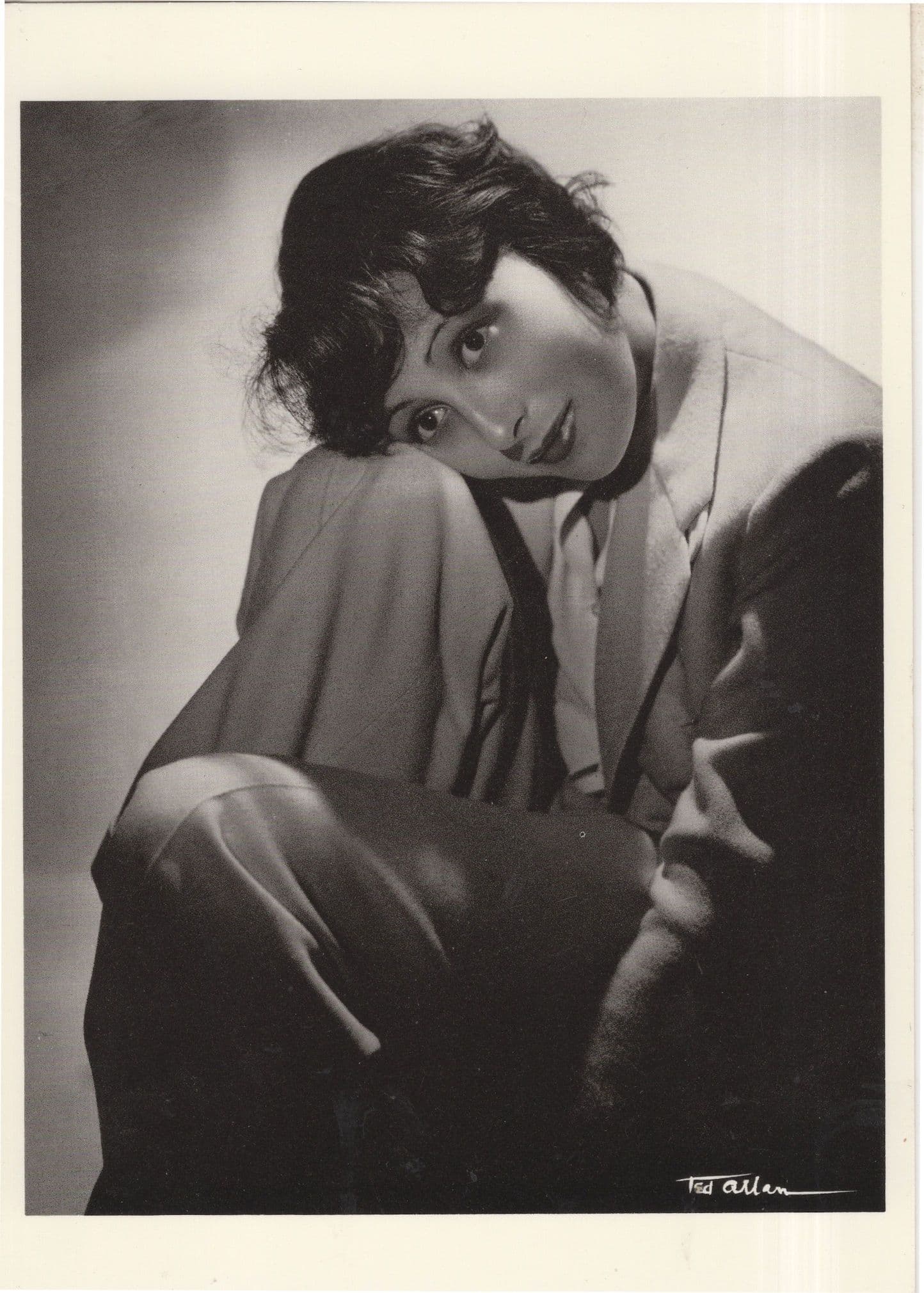 Luise Rainer From The Ted Allan Collection Rare Postcard
