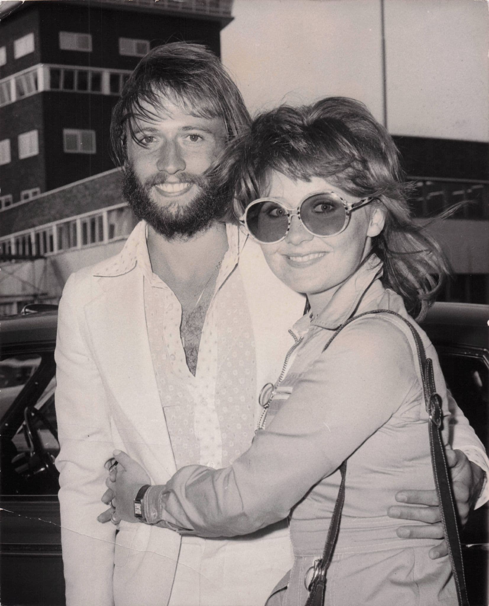 Lulu Maurice Gibb The Bee Gees 1973 Divorce 9x7 Vintage Press Photo