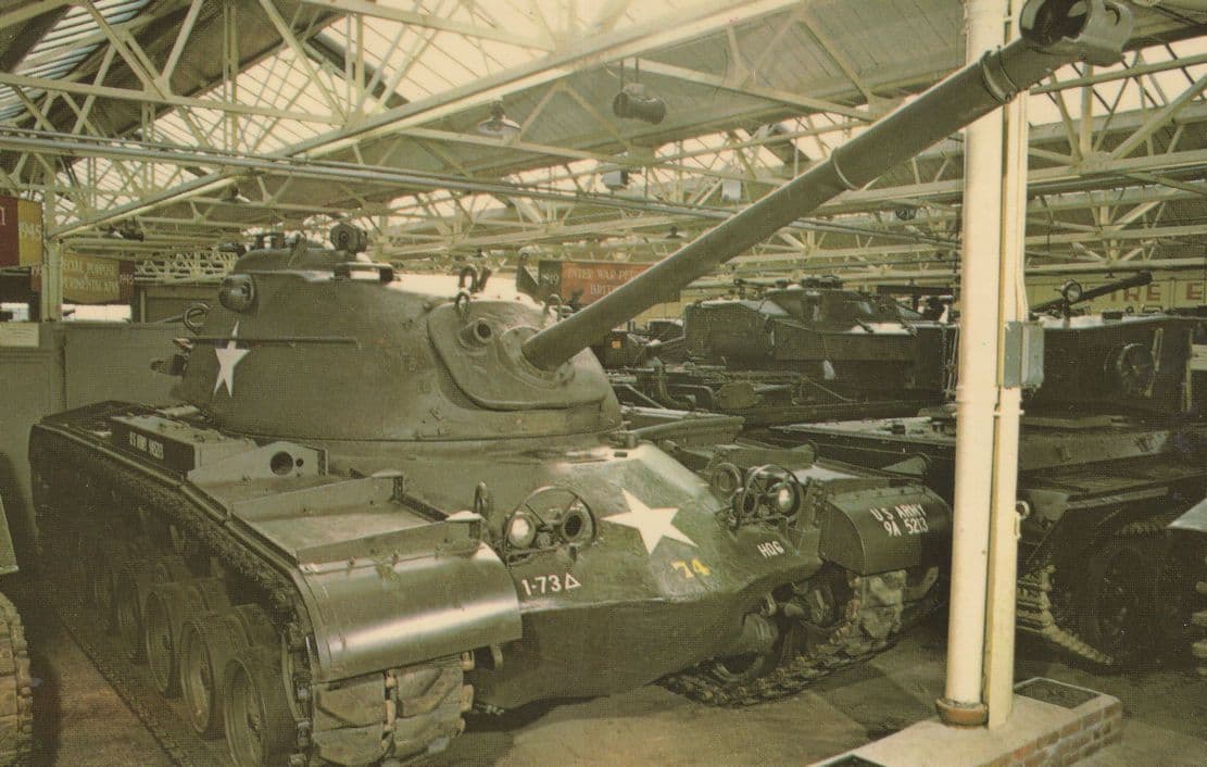 M48 Tank Bovington Military Museum Mint 1970s Postcard