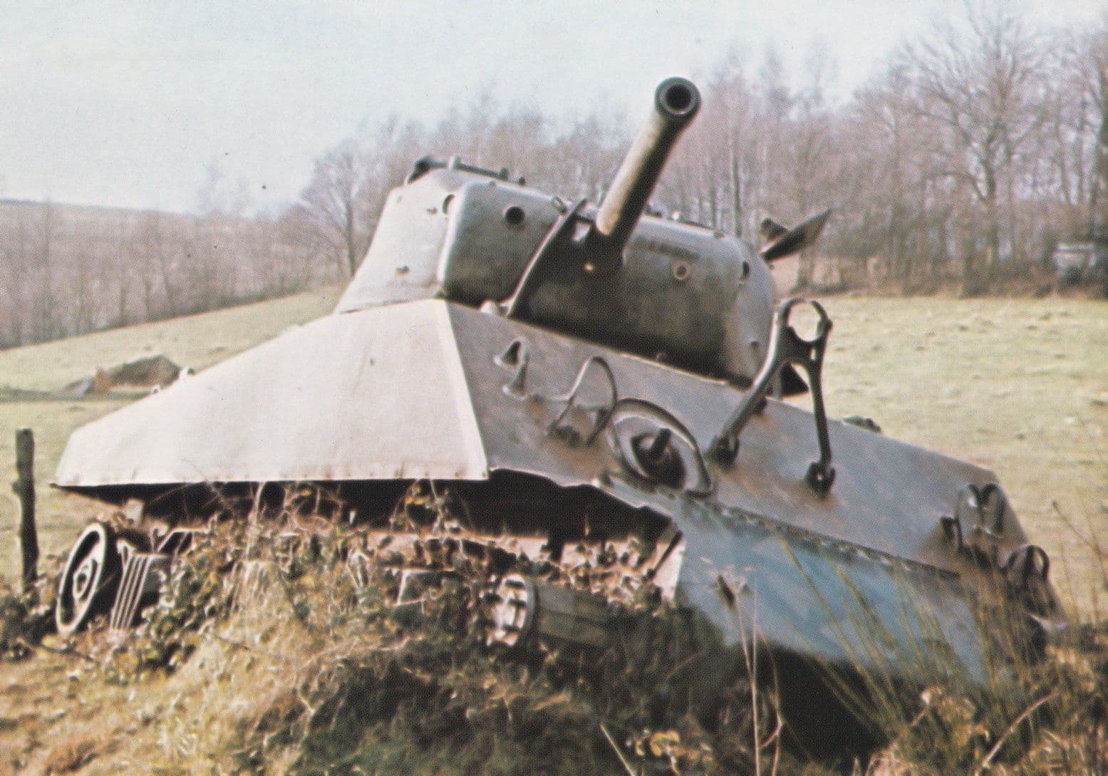 M4A3 Sherman 76mm Gun Tank Postcard