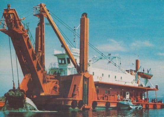 MA Berghavn Norway Mudboat Postcard