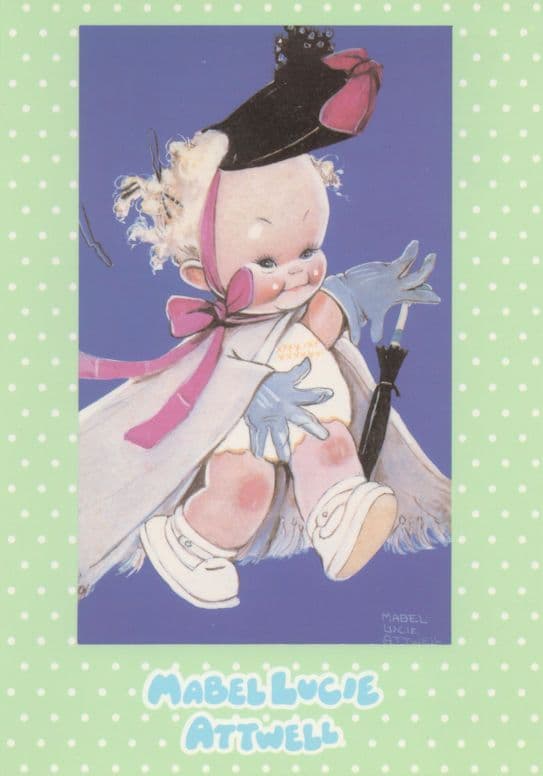 Mabel Lucie Attwell All Dressed Up Fancy Dress Postcard