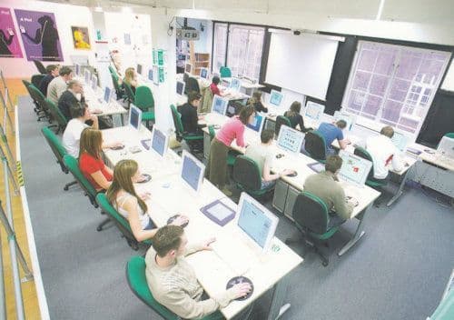 Mac PC Computer Training Sessions at Norwich University Postcard