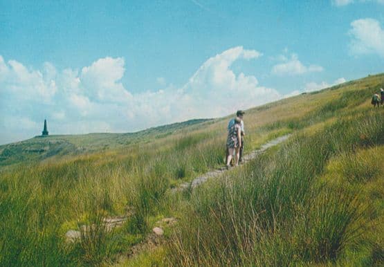 Mackinholes Pack Horse Track Yorkshire Stoodley Pike Pennine Way Postcard