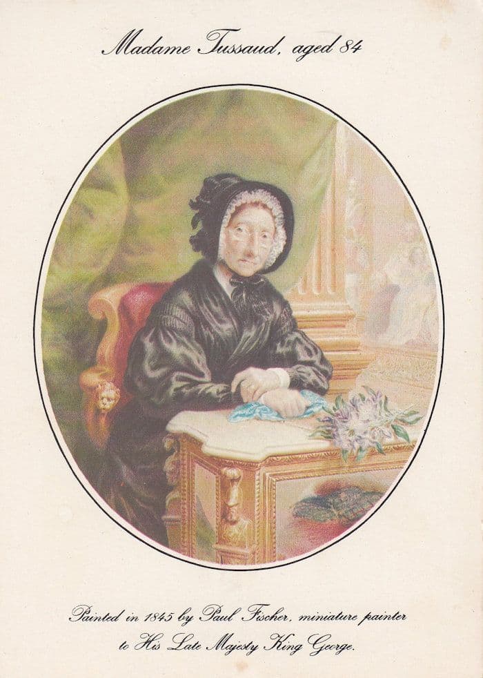 Madame Tussaud Of Tussauds Museum Aged 84 Postcard