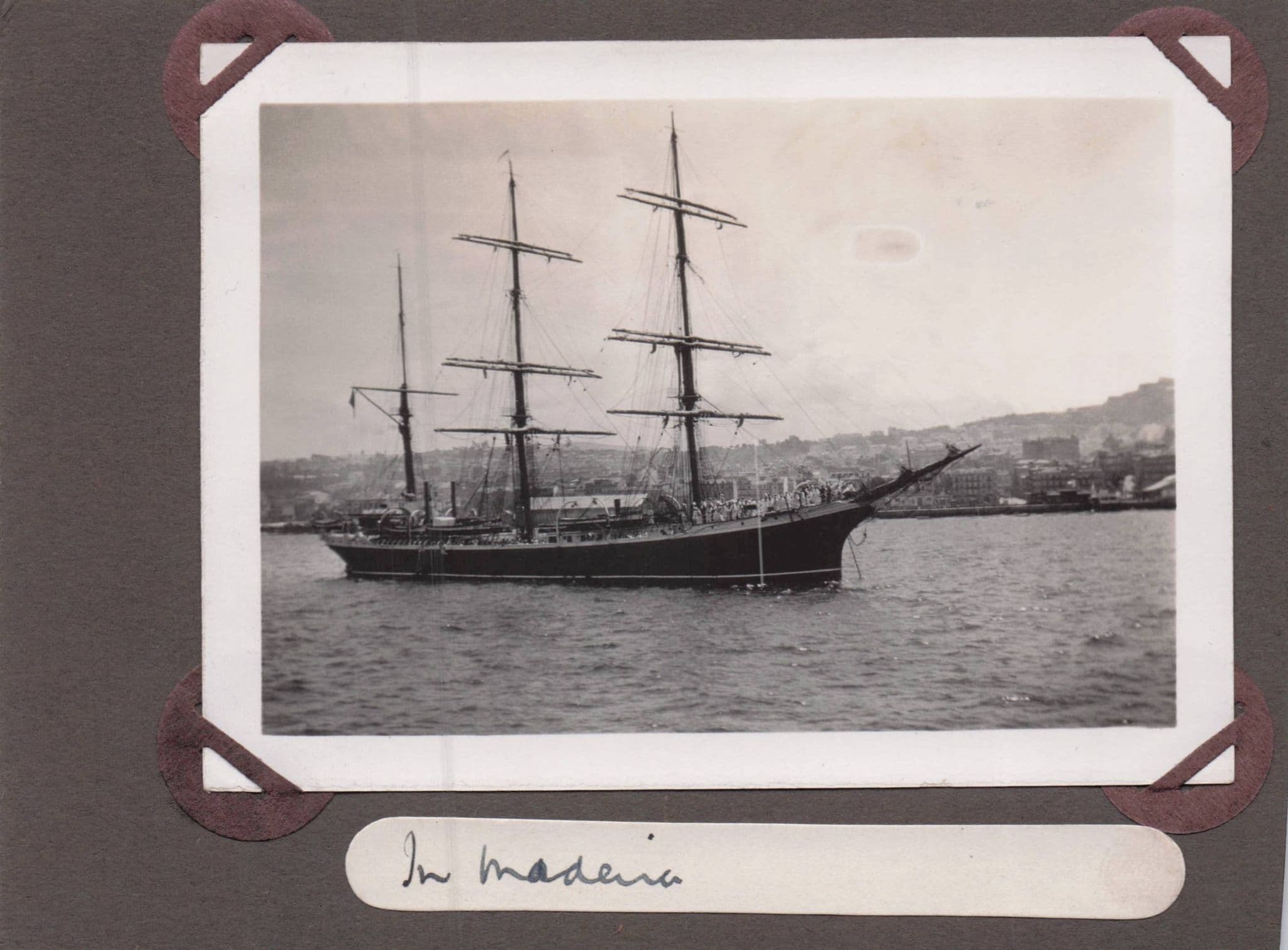 Madeira Boat Trip & Hammock 2x Portugal Antique Photo s