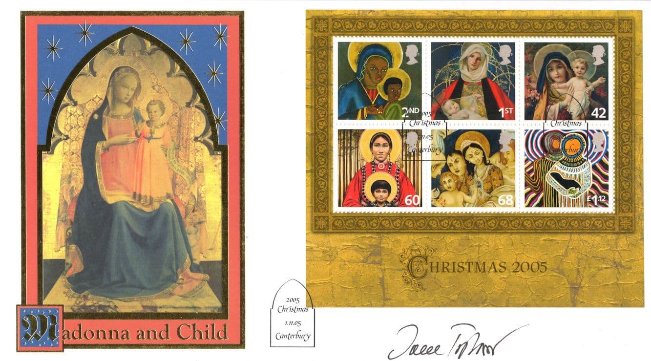 Madonna & Child Irene Von Treskow Art Illustrator Hand Signed FDC