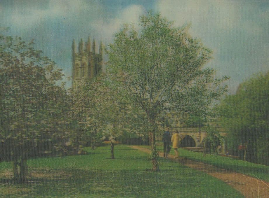 Magdelen Tower Oxford 1970s Three Dimensional Postcard