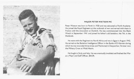Major Edward Crichton Peter Watson WW2 Battle Of El Alamein Hand Signed FDC