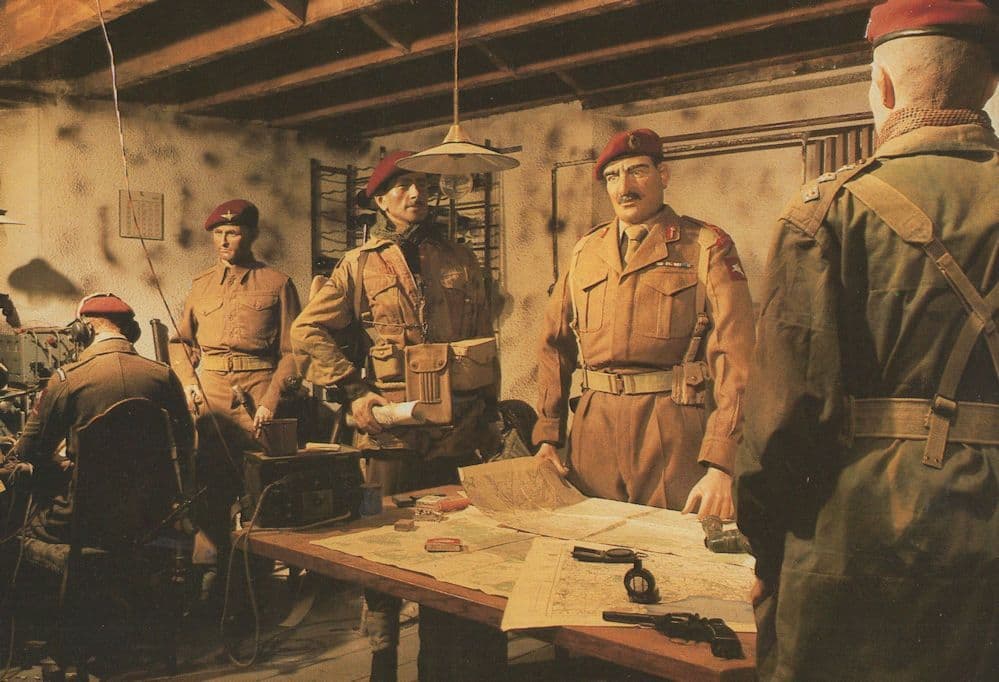 Major General Uquhart WW2 Military Waxwork Museum Postcard