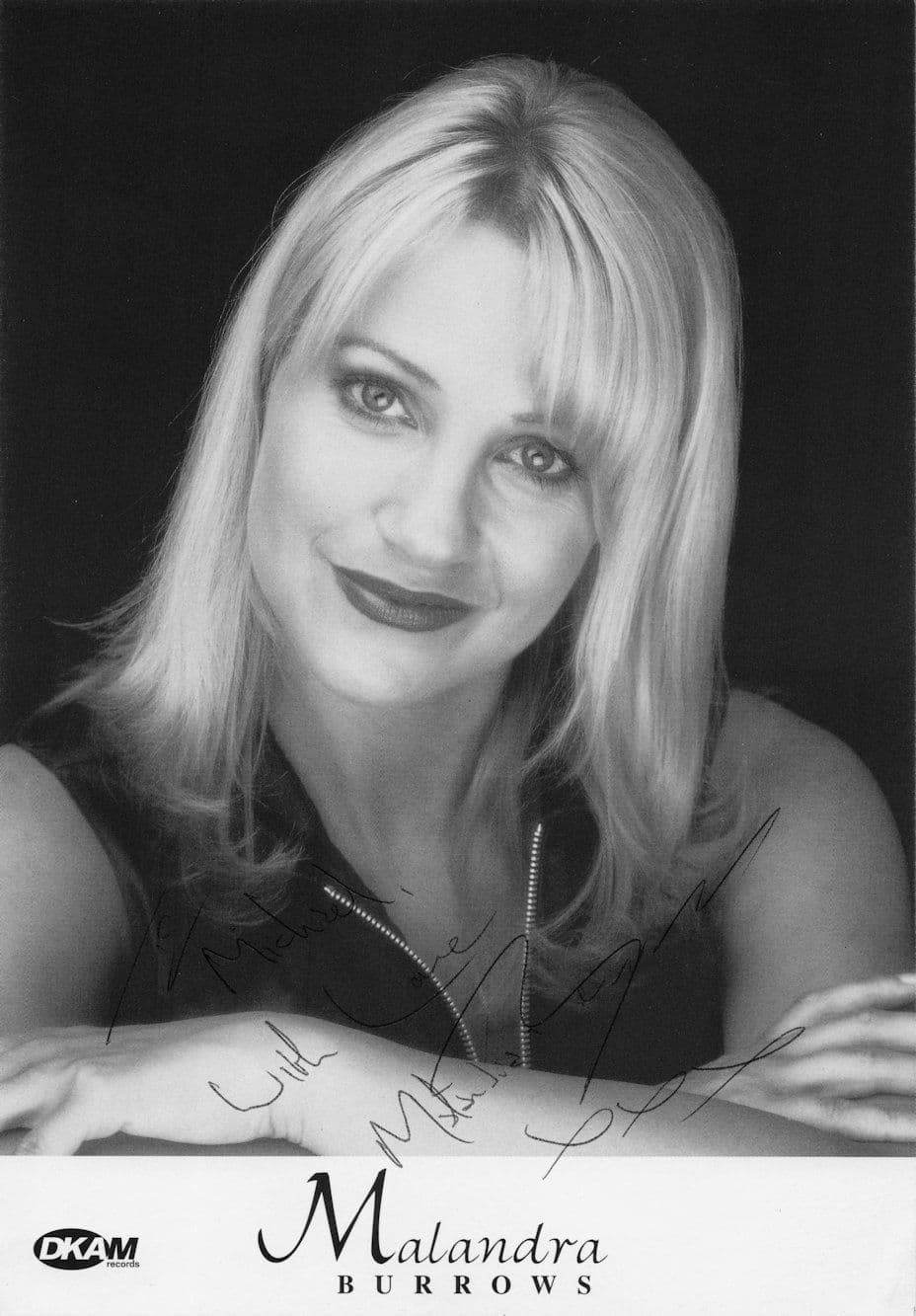 Malanda Burrows Emmerdale As Pop Singer Large Hand Signed Photo