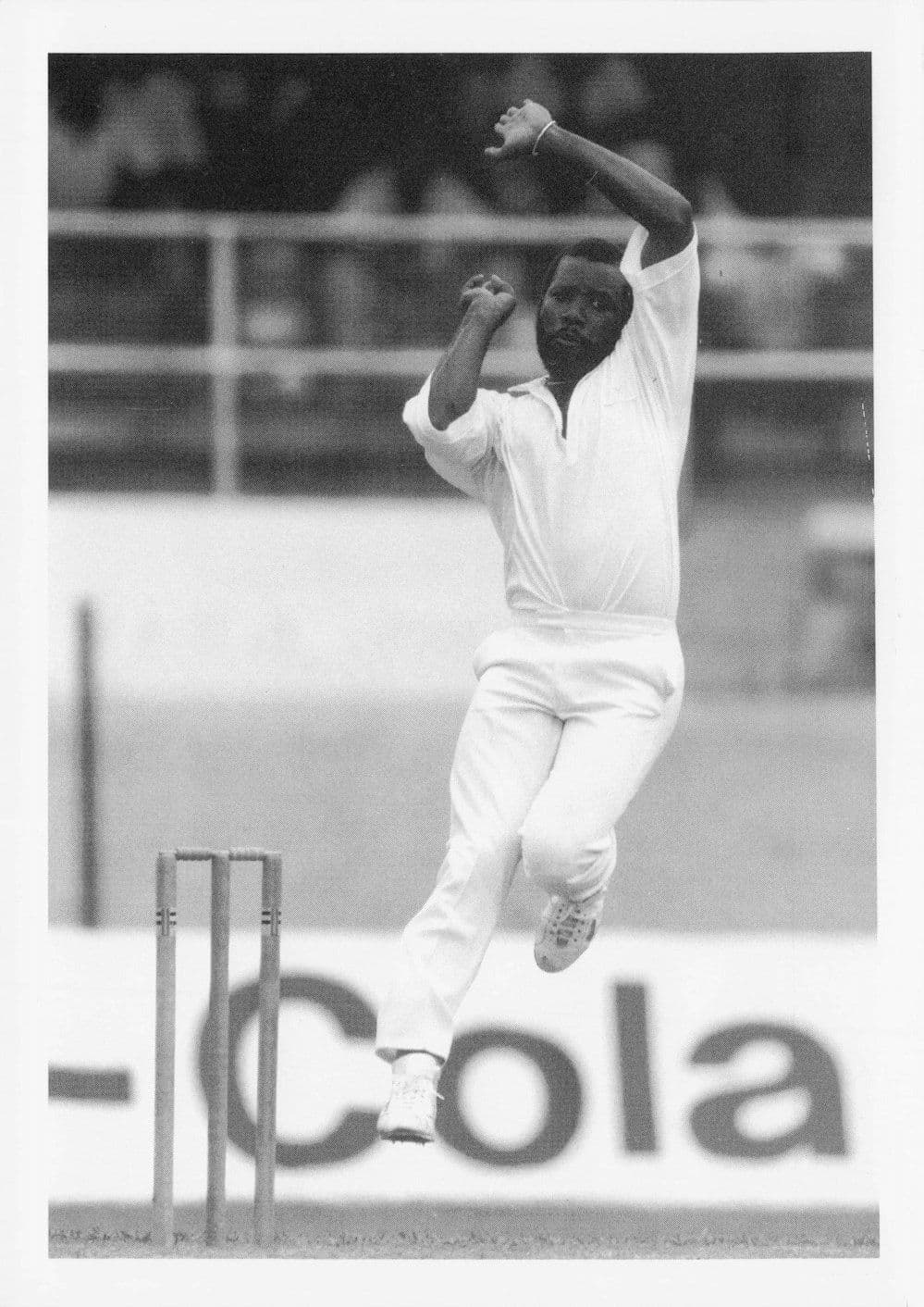 Malcolm Marshall Barbados International Cricketer Rare Photo Postcard