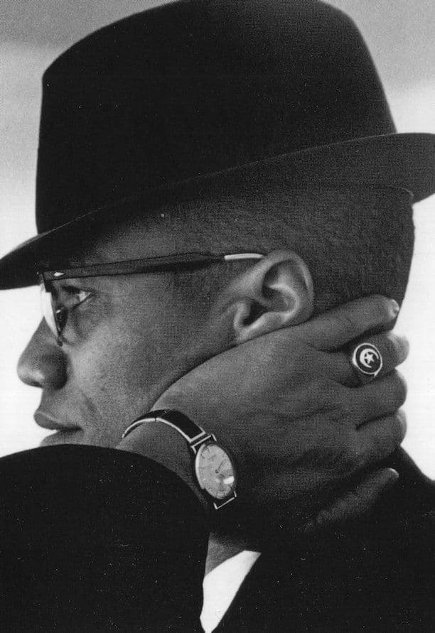 Malcolm X Activist The Autobiography Book Author Portrait Postcard