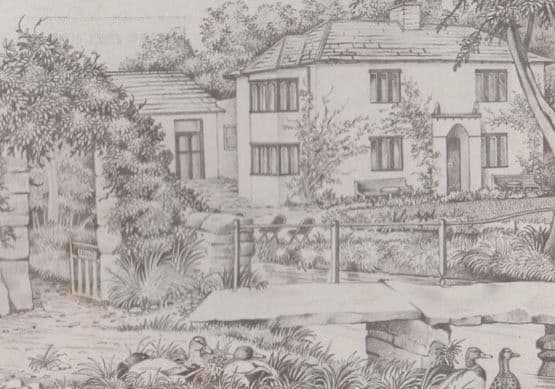 Malham Beck Hall Cottage Yorkshire 4x Postcard