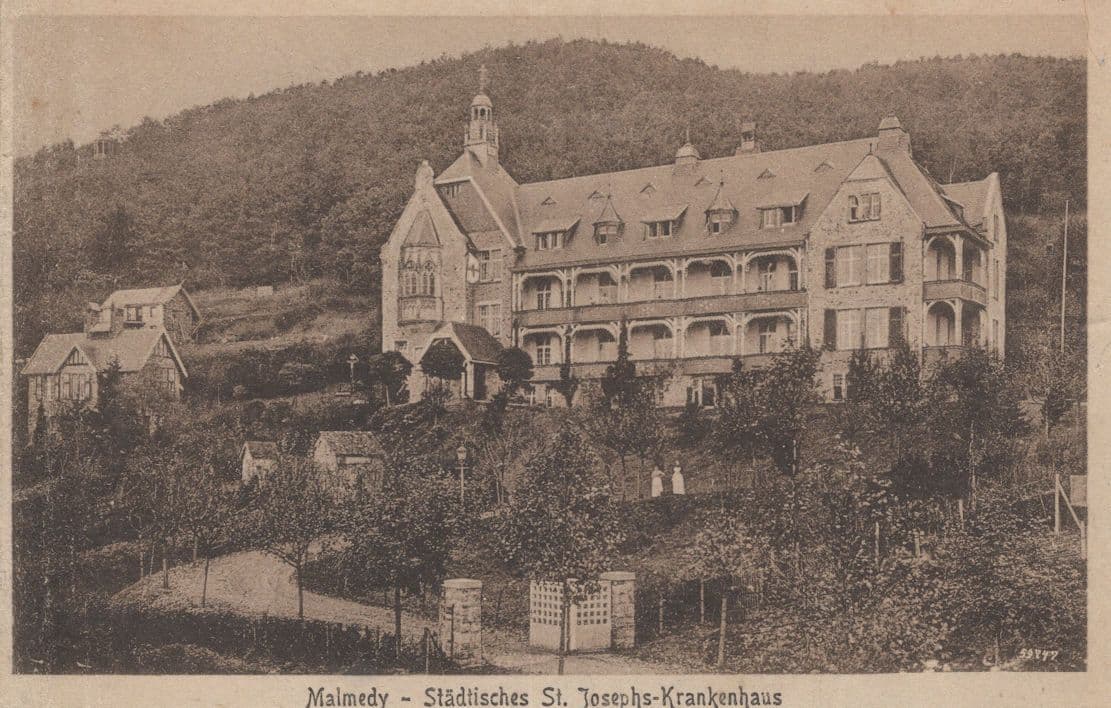 Malmedy Stadtisches St Josephs Krankenhaus German WW1 Postcard