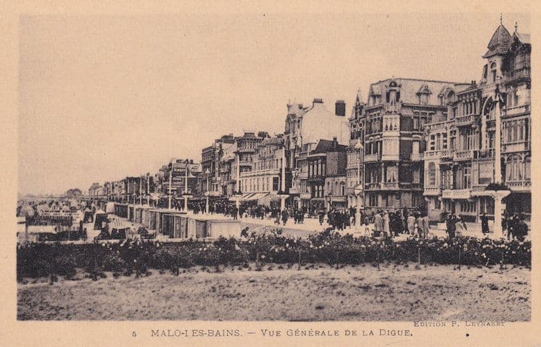 Malo De Bains Vue De La Vigue Antique French Postcard