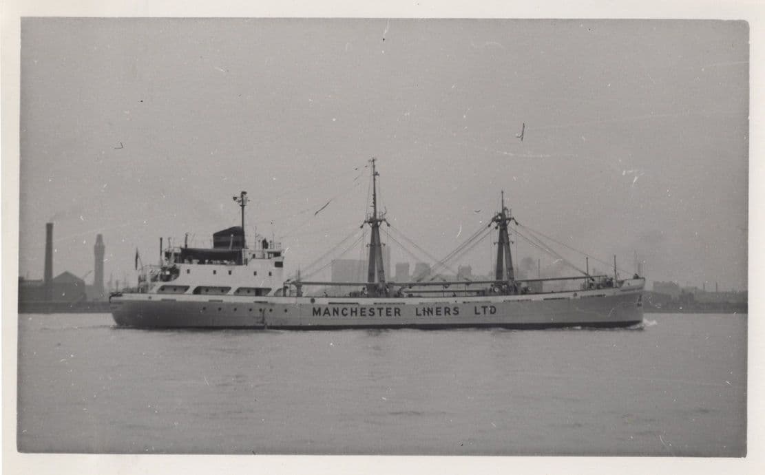 Manchester Venture Liners Shipping Vintage Rare Ship Photo